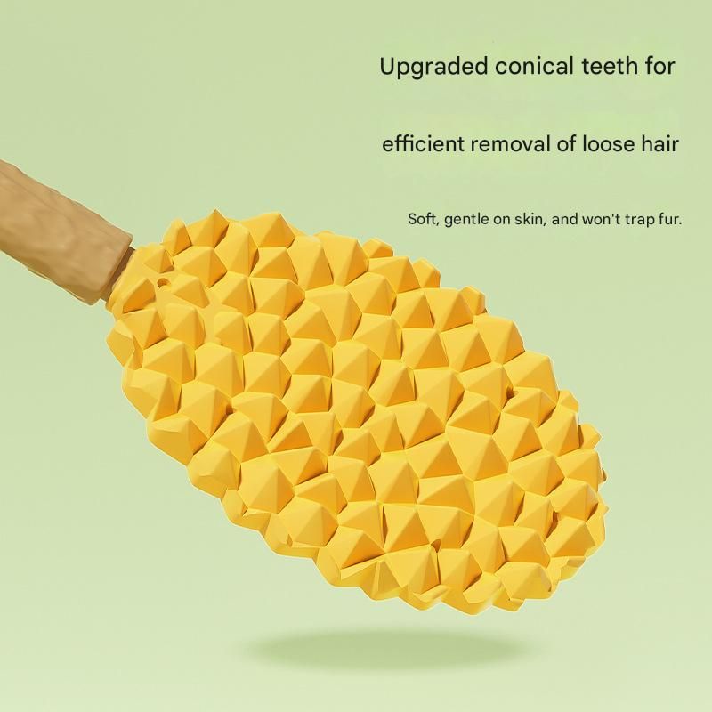 Green Durian Pet Massage Grooming Brush 2-Pack | Cats & Dogs