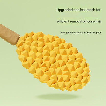 Green Durian Pet Massage Grooming Brush 2-Pack | Cats & Dogs