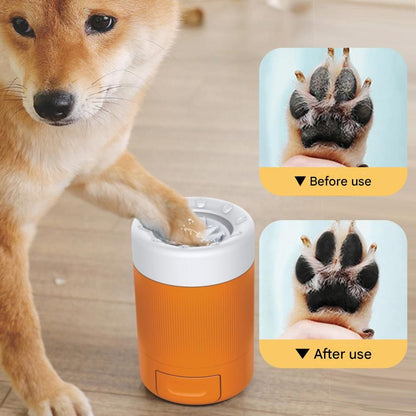 Grey Pet Paw Cleaner Cup