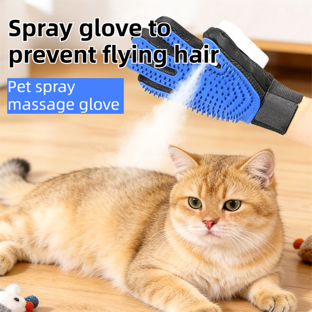 2-Pack Pet Grooming Spray Glove | Dog & Cat