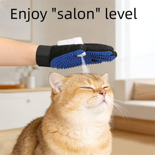 2-Pack Pet Grooming Spray Glove | Dog & Cat
