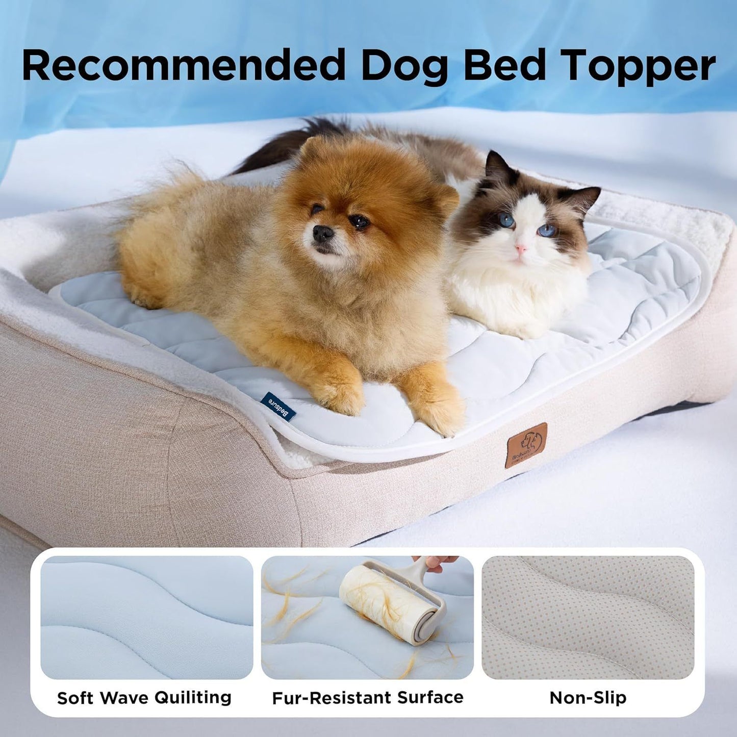 51 x 41 CM Grey Premium Wave Quiltied Pet Cooling Mat
