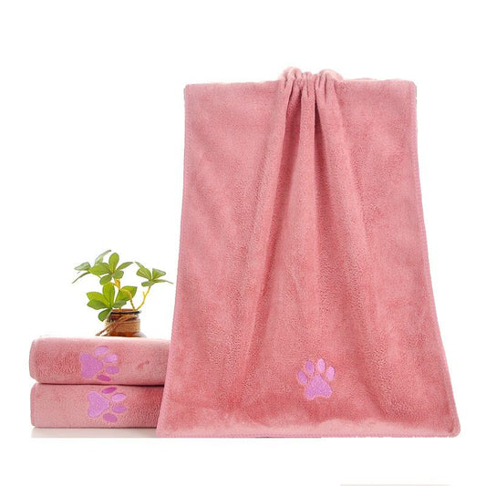 Pink Large Pet Drying Towel 70x140cm | Dogs & Cats