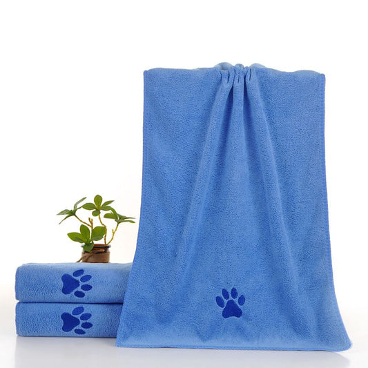 Blue Large Pet Drying Towel 70x140cm | Dogs & Cats