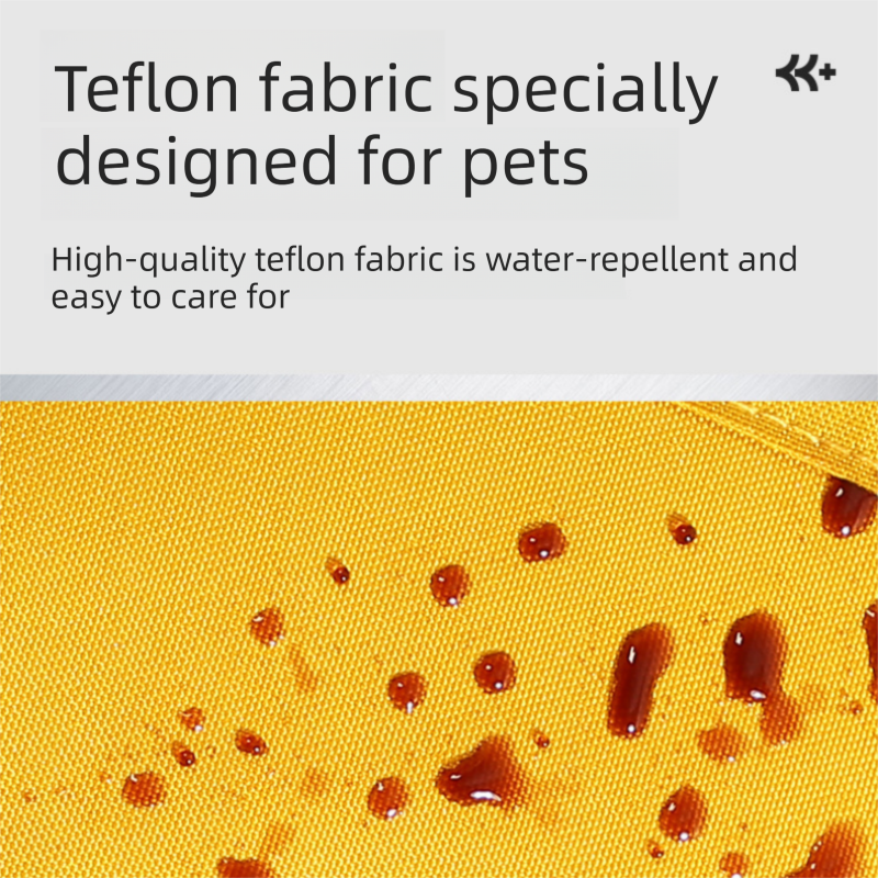 Dark yellow S size Portable Foldable Pet Bed Mat