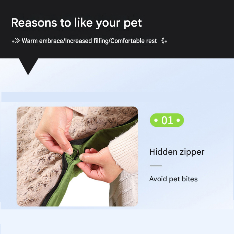 Green M size Portable Foldable Pet Bed Mat