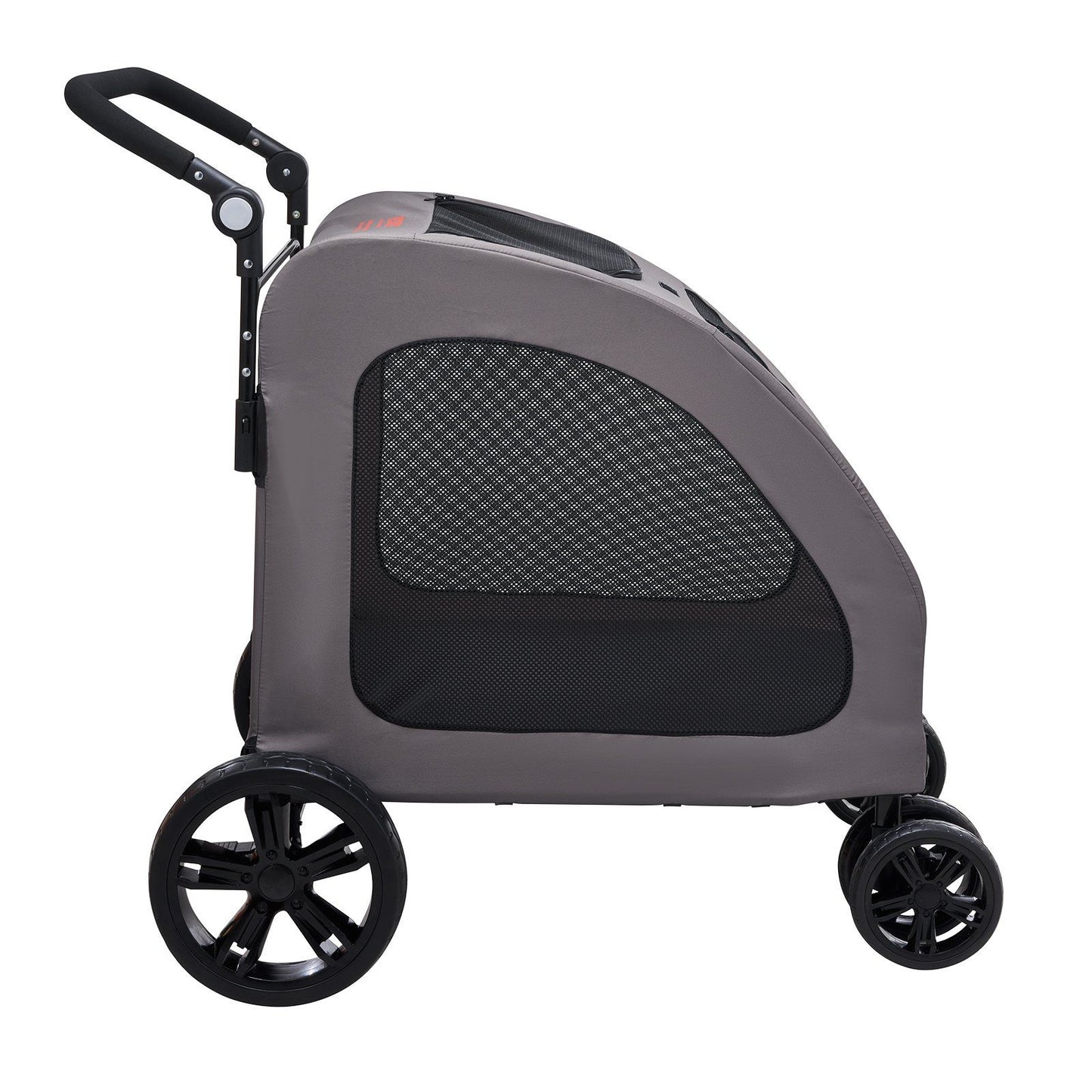 Heavy Duty 4-Wheel Pet Stroller | 160lb Capacity | Breathable Mesh