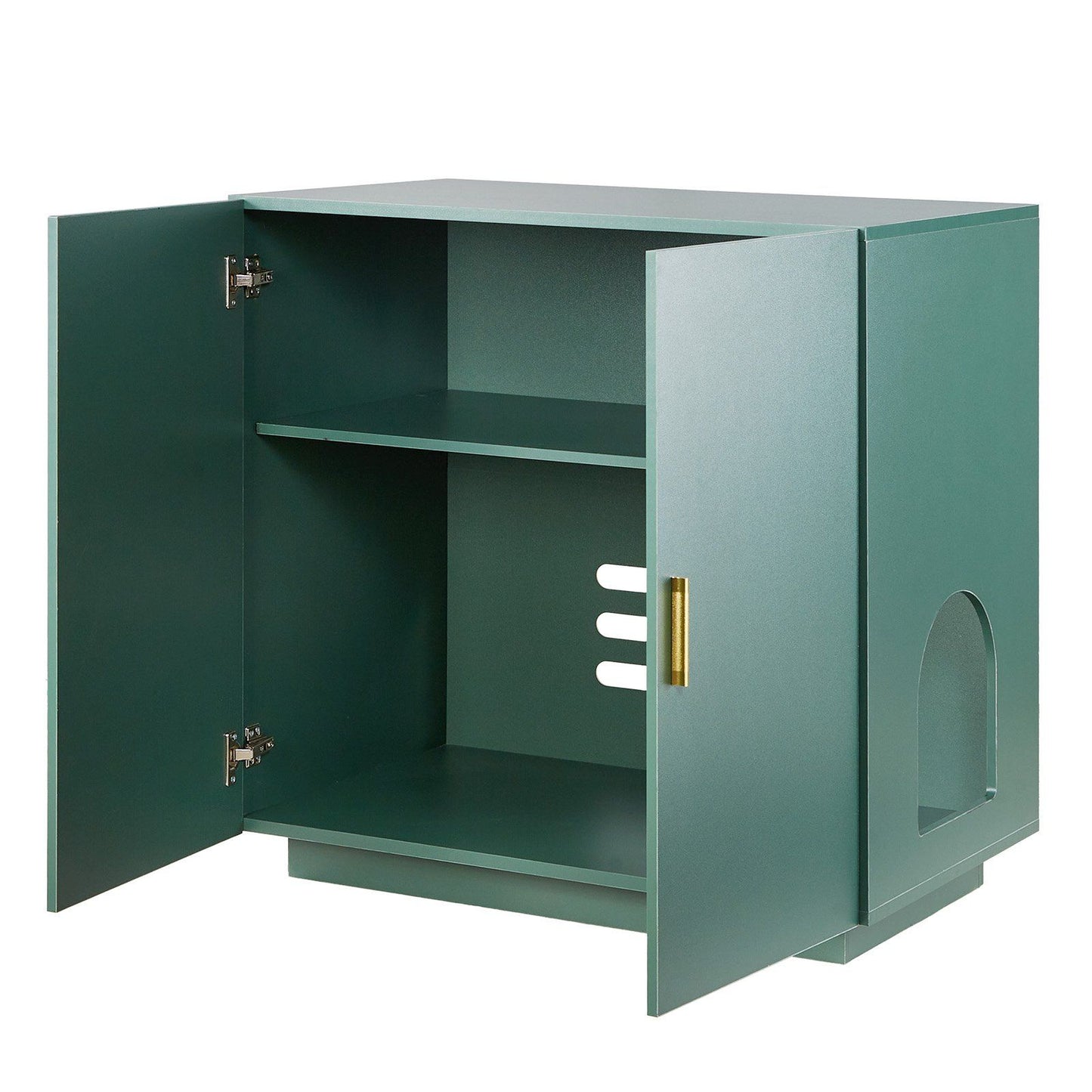 Hidden Cat Litter Box Enclosure | 80cm Wooden Cabinet Washroom