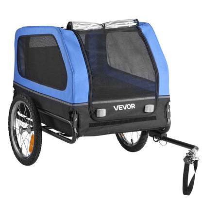 Dog Bike Trailer | 40KG Capacity | Pet Cart Bicycle Carrier with Leash