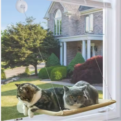 Hiphoppet Best Selling Washable Window-Mounted Sucker Cat Hammock Cat Nest Seat Elaxing Spot To Lounge For Cats