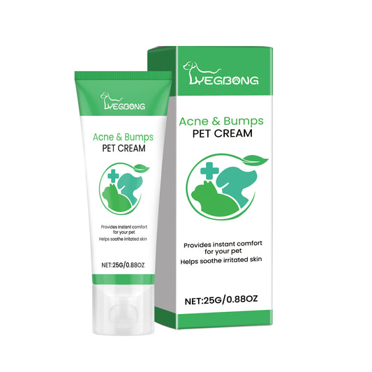 Pet Acne & Bumps Skin Cream, Soothing Skin For Dogs & Cats, Relief Redness Irritated Skin With Calendula & Ganoderma Ext