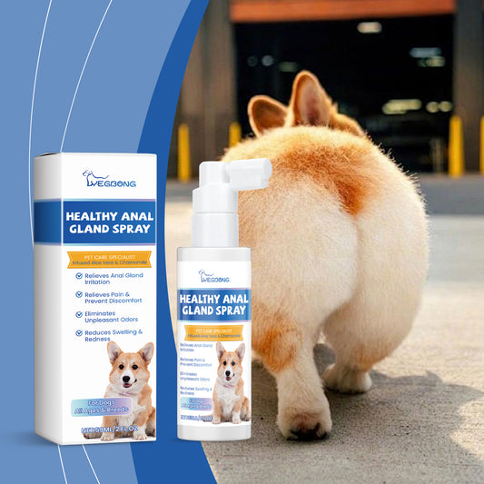 Healthy Gland Spray For Dogs, Dog Gland Care Spray For Infection Prevention, Reduce Itching Swelling & Bad Odor, Pet Gla