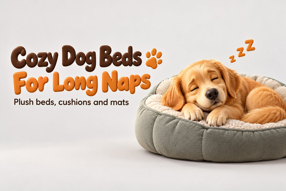 Cozy dog beds for long naps: plush beds, cushions and mats
