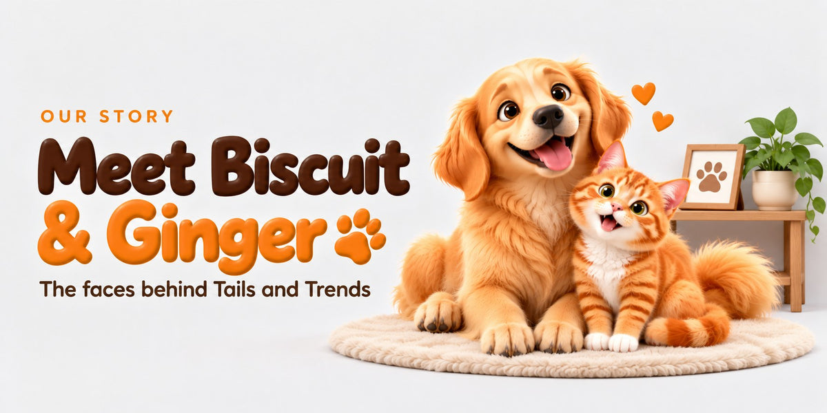 Our story: meet Biscuit and Ginger, the faces behind Tails and Trends